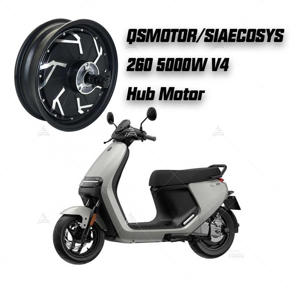 QSMotor QS260 V4 5000W Hub Mot - огляд і ціна Direct Drive Hub Motor 72V 5000W